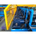 Roof sheet roll forming machine with glazed profile